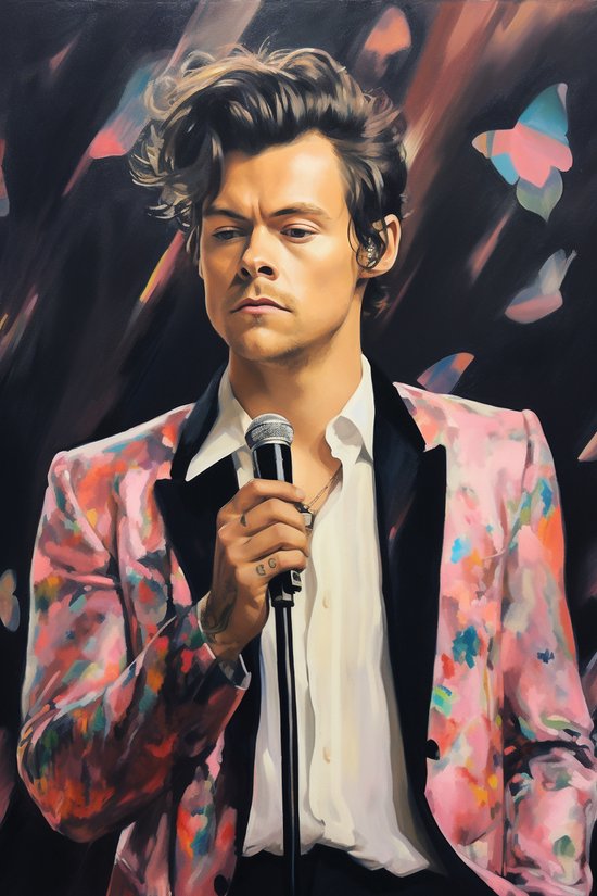 Affiche Musique - Affiche Harry Styles - One Direction - Affiche Chanteur - Affiche Musique - Affiche Abstraite - 51x71 - Convient pour l'encadrement