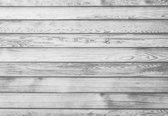 Fotobehang - Vlies Behang - Grijze Planken - Horizontaal - 254 x 184 cm