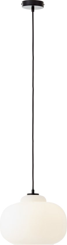 Brilliant Blop hanglamp 30cm oranje glas/metaal 1x A60, E27, 60 W, geschikt voor normale lamp (niet inbegrepen)