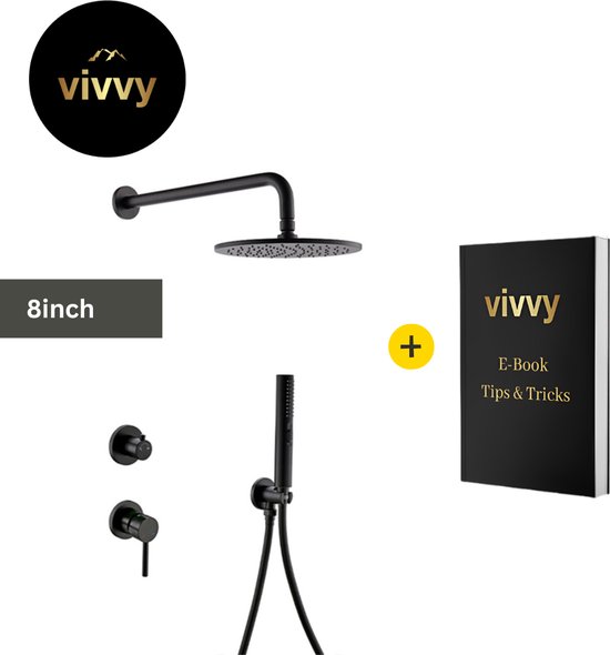 Waterbesparende Douchekop Regendoucheset 4 In 1 Eco Douchekop