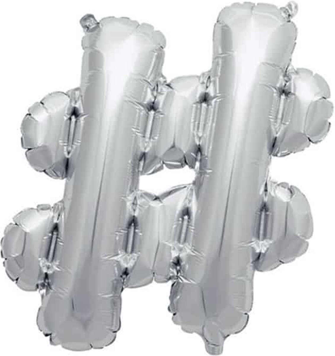 Symbool # Zilver Lucht 86cm