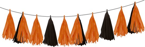 Amscan Decoratieslinger 3,04 Meter Oranje/zwart
