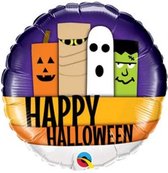 Qualatex - Folieballon Happy Halloween - Halloween - Halloween Decoratie - Halloween Versiering - Halloween Ballonnen