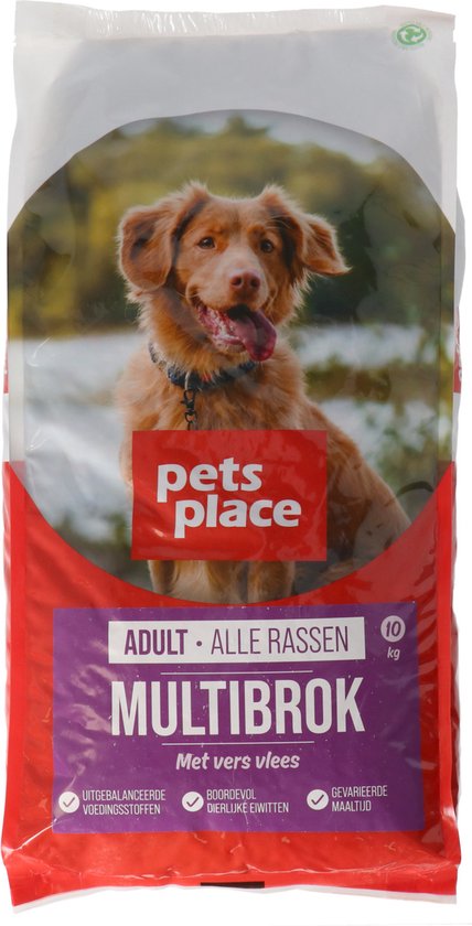 Pets Place Adult - Hondenvoer - Gevogelte&Vlees - 10 kg