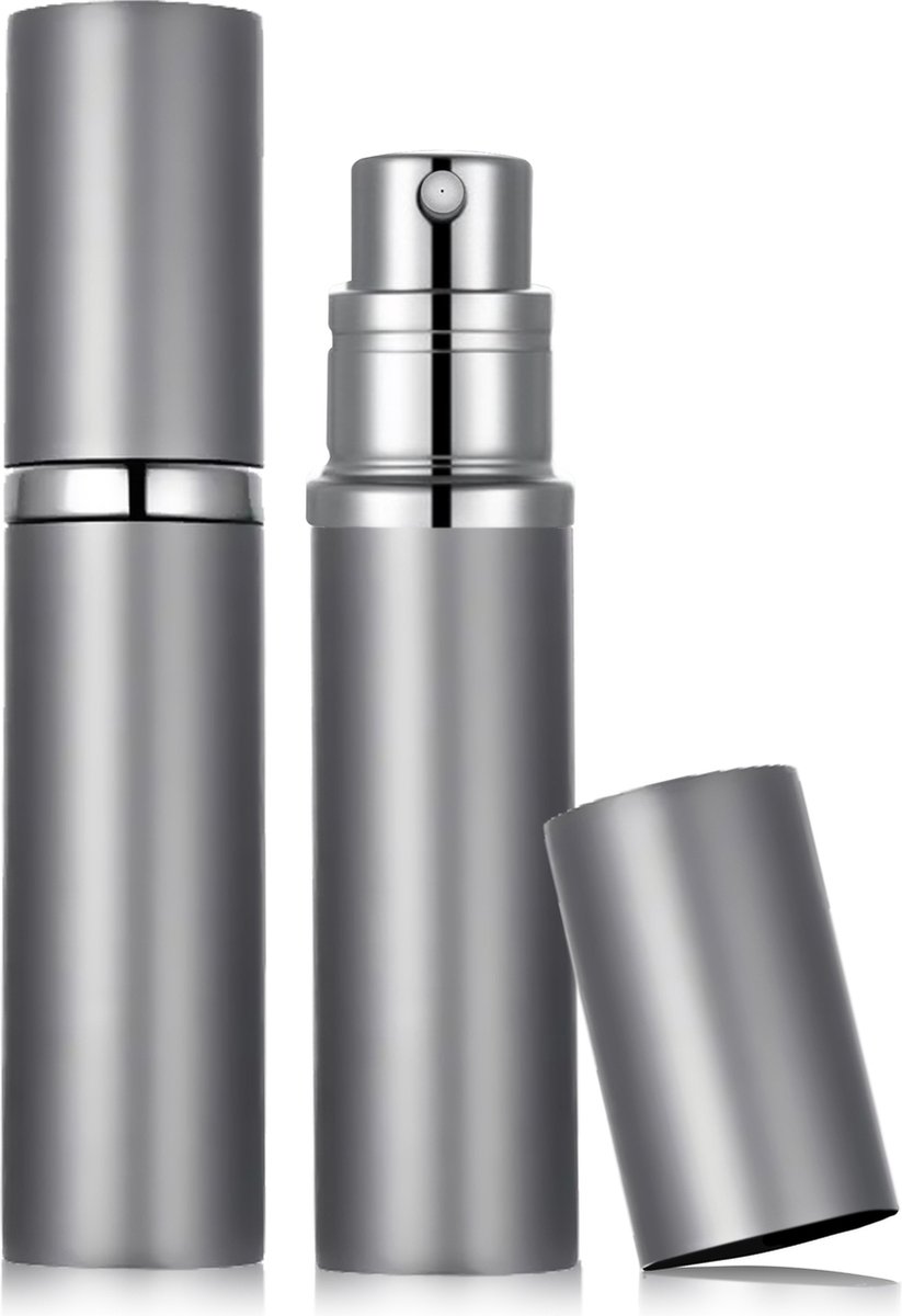 Goedkoopste Scenty® - Parfum Verstuiver Navulbaar - Mini Parfum Flesje - Reisflesje - Grijs