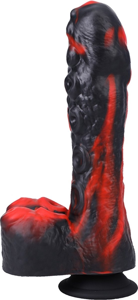 Goedkoopste Doc Johnson Fort Troff Issued Tendril Stotende Vibrator Rood 21 Cm