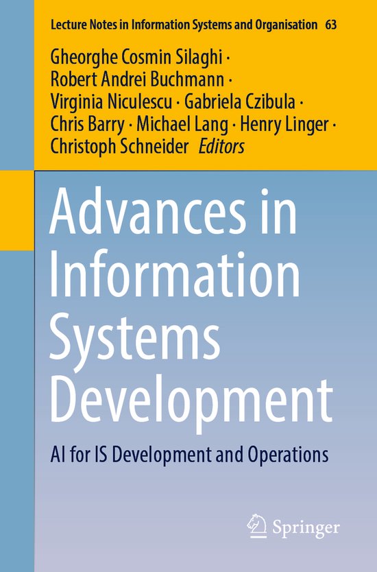 Lecture Notes in Information Systems and Organisation63- Adv ... - cover