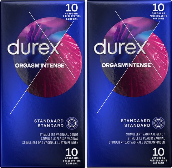 Durex Condooms Orgasm Intense 10st x2