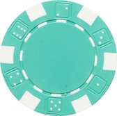 Pegasi pokerchip 11.5g green - 25st. - Texas Hold'em Poker Chips - Fiches voor Pokeren