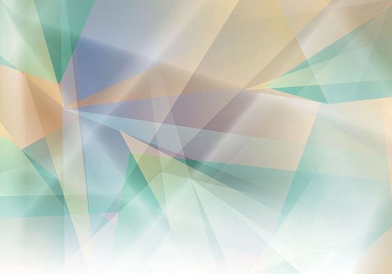 Behang Abstract Fotobehang - Vlies Behang - Geometrie - Abstractie - Kunst - Abstract ...