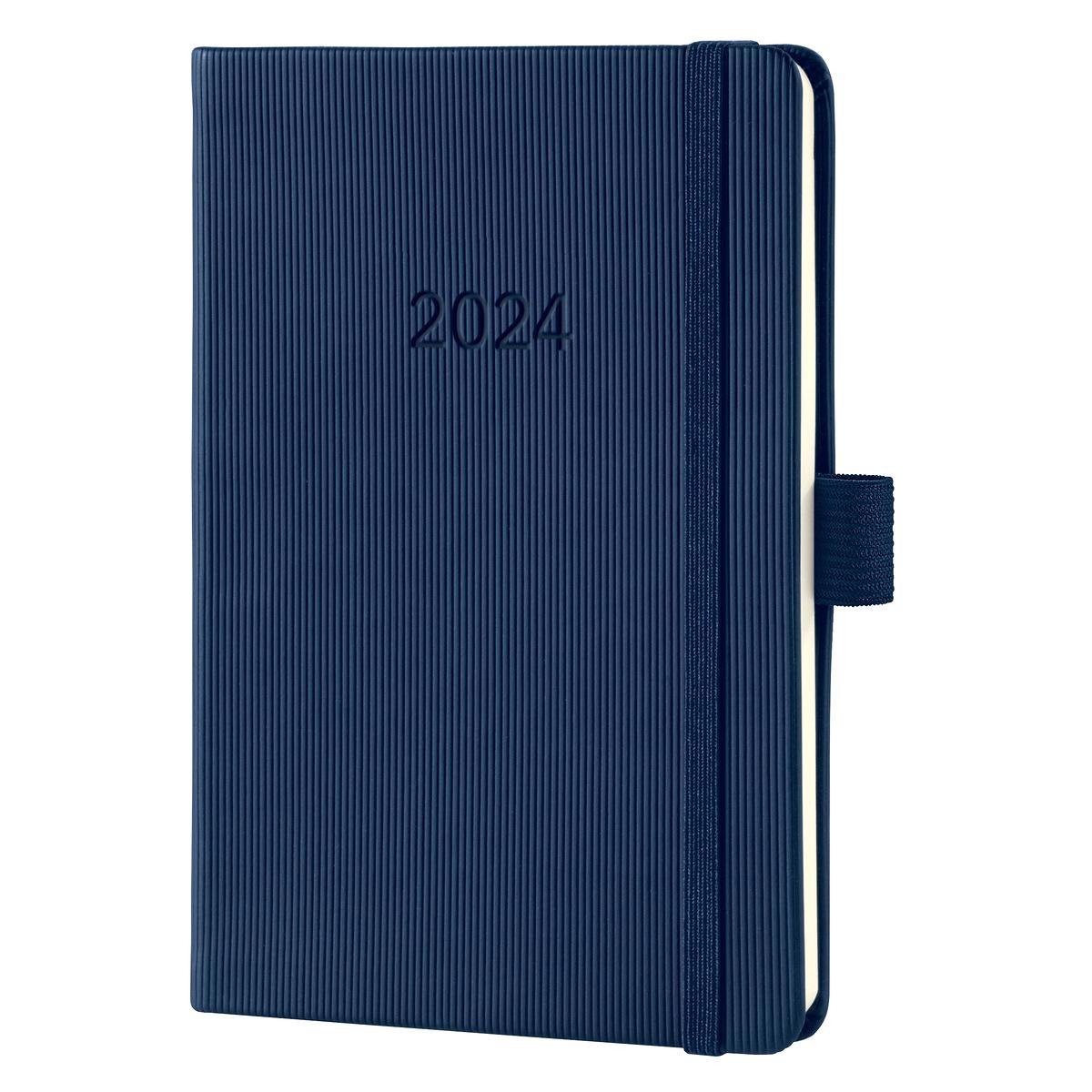 Sigel agenda 2024 - Conceptum - A6 - 2 pagina's / 1 week - midnight blue - SI-C2463