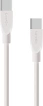 Mobiparts USB-C to USB-C Kabel 2A 1m - Wit