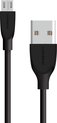 Mobiparts Micro USB to USB Kabel 2A 2m - Zwart