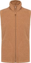 Fleecebodywarmer 'Luca' merk Kariban maat L Camel Heather