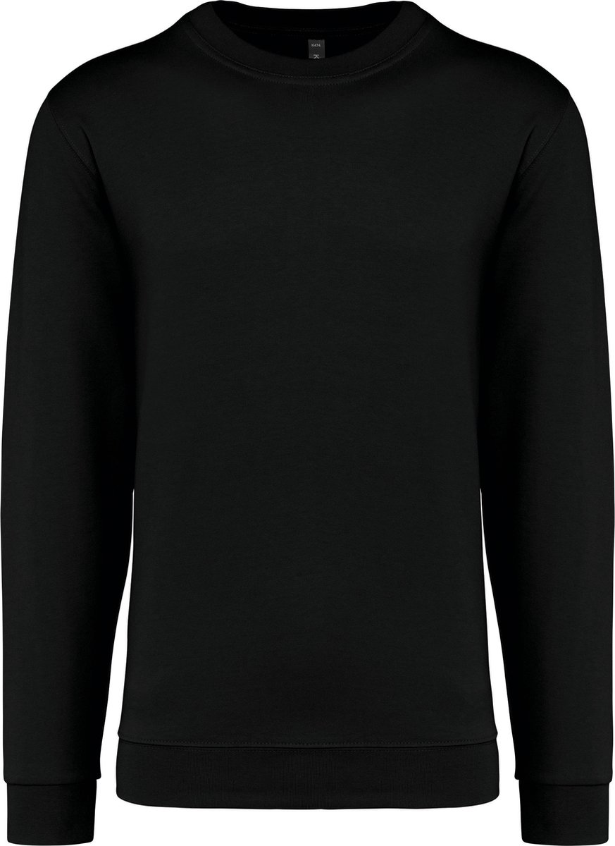 Kariban Sweater ronde hals K474 Zwart