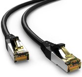 S/FTP CAT6a 10 Gigabit netwerkkabel / zwart - LSZH - 10 meter