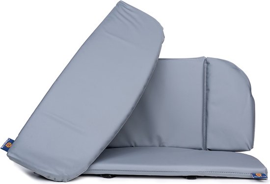 Qiewie Kussenset Dark Grey / Grijs (ALLEEN geschikt voor Babboe Curve) van Qiewie — afbeelding 2