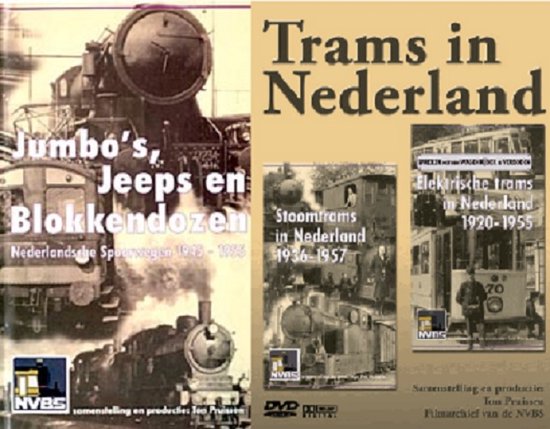 Trams In Nederland 1920-1955 & 1936-1957 + Jumbo's Jeeps en Blokkendozen (2DVD)