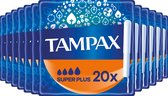Tampax Super Plus - Tampons - Met Kartonnen Inbrenghuls - Voordeelverpakking 12 x 20 Stuks