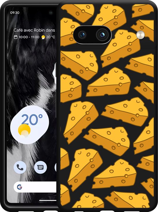 MOJIA Fliphoesje Voor Google Pixel 7A – Ultradun Met Kaarthouder, RFID-blokkering En Standaardfunctie, Zwart