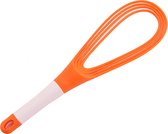 Inklapbare Garde - Oranje - Siliconen - 25 cm - Eiklopper - Keuken Gerei - Melkopschuimer