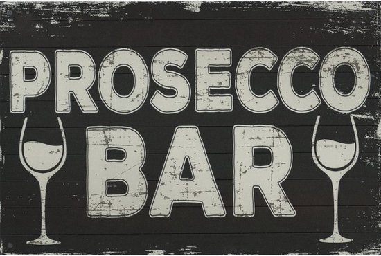 Wandbord Cafe Pub Lounge Bar - Prosecco Bar