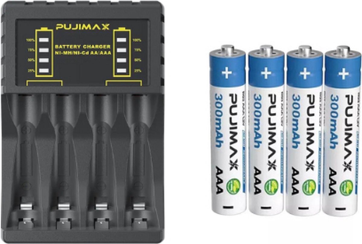 Batterij Oplader met AAA Batterijen