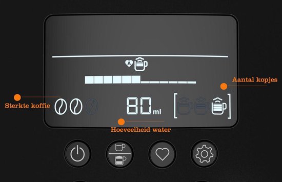 Krups Essential EA8150 - Volautomatische Espressomachine - Thermoblock-systeem - Personaliseren en Favorieten Opslaan - Zwart - Koffiemachine met bonen