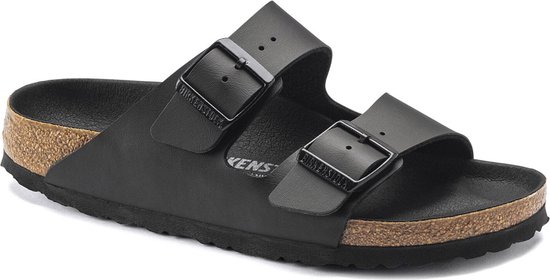 Birkenstock Arizona Slippers Triple Black Regular-fit | Zwart | Imitatieleer | Maat 43 | 1019098