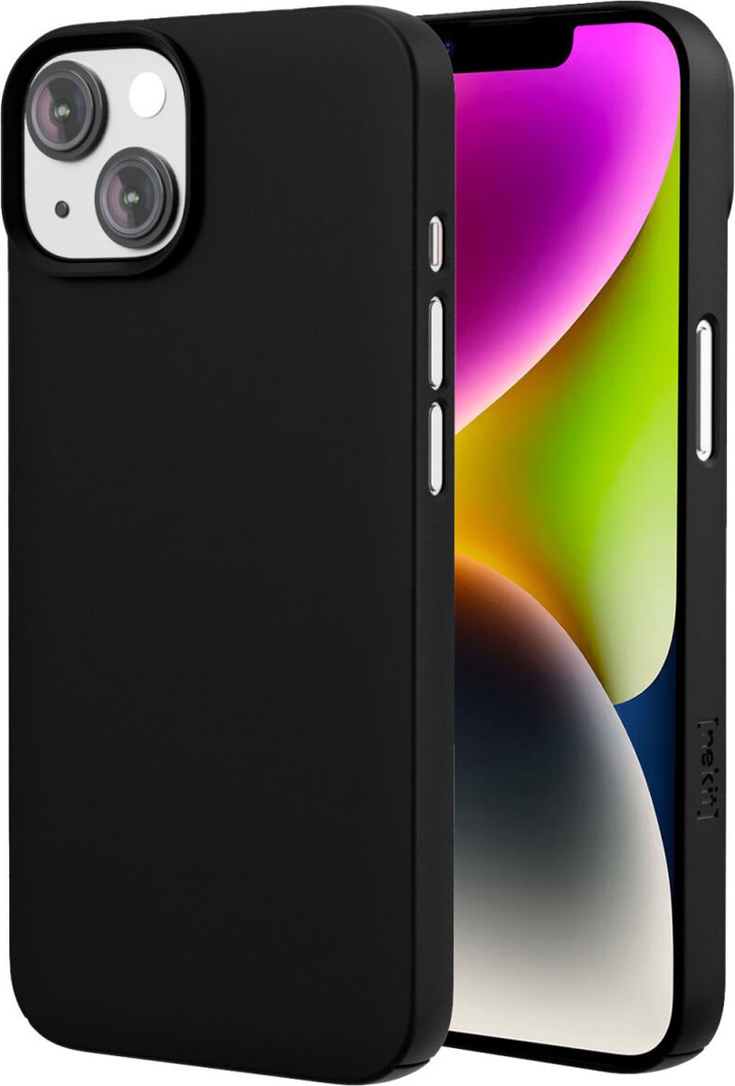 Nekit Hoesje Geschikt voor Apple iPhone 14 | Compatibel met MagSafe | Back Cover met Magneet | Extra Dun | Lichtgewicht | Slank | Zwart