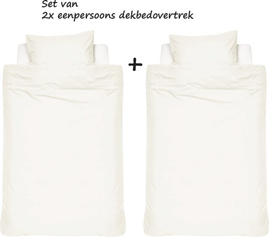 De Witte Lietaer Dekbedovertrek - Katoen flanel - 240x220 cm