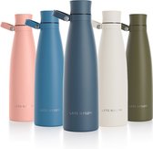 LARS NYSØM - 'Nåde' Roestvrijstalen drinkfles 750ml - BPA-vrije geïsoleerde waterfles 0,75 Liter - Blue Stone
