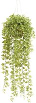 Groene Hedera/klimop kunstplant 50 cm in hangende pot - Kunstplanten/nepplanten