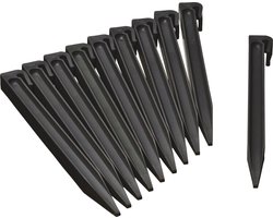 Nature - Grondpennen (10 st.) - H26,7cm - Zwart - voor borderranden