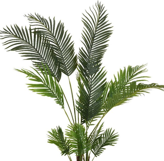Mica Decorations Kunstplant - Areca goudpalm - groen - palm - 150 cm - in pot