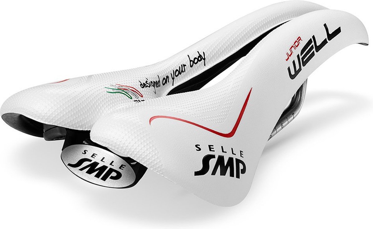 Selle Smp Well Junior Zadel Wit 130 mm Jongen