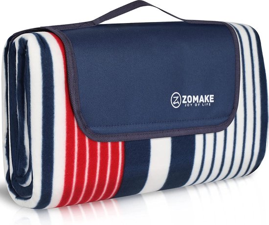 JEMIDI picknickkleed waterdicht XXL - 200 x 200 cm - Polyester strandlaken - Picknickdeken met Oxford stof - Extra dik - Picknick kleed met ruit print