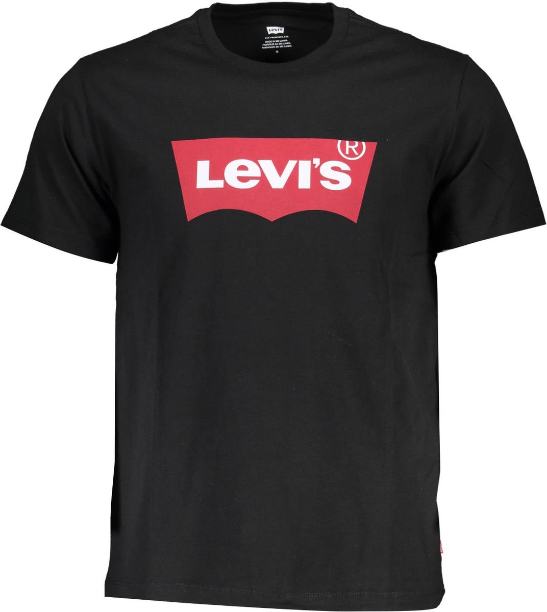 Levi's - T-shirt Logo Print Zwart - Maat L - | bol.com