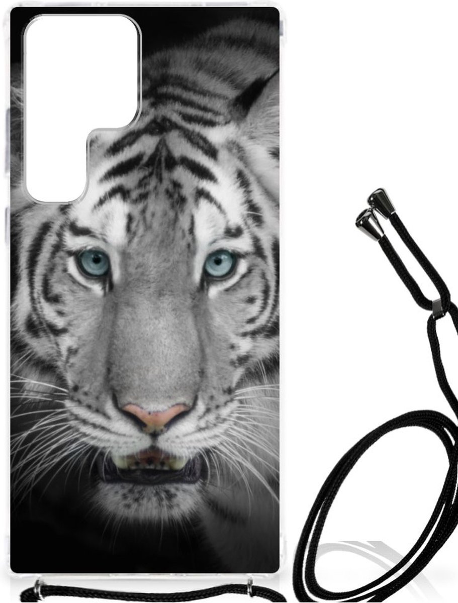 Back Cover voor Samsung Galaxy S23 Ultra Case Anti-shock Tijger