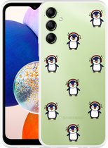 Cazy Hoesje geschikt voor Samsung Galaxy A14 4G/5G Penguin Chillin