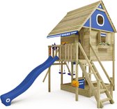 Wickey Smart RiverHouse - Huisje op palen met schommel en blauwe glijbaan