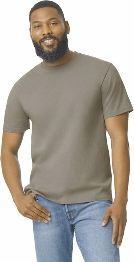 Heren-T-shirt Softstyle™ Midweight met korte mouwen Brown Savana - 3XL