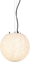 QAZQA nura - Moderne Hanglamp voor buiten - 1 lichts - Ø 25 cm - Grijs - Buitenverlichting