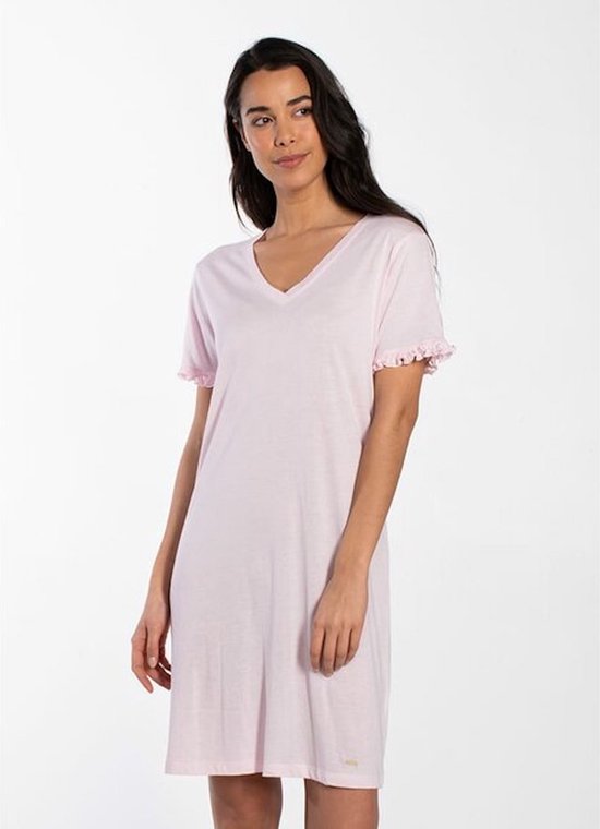 Chemise de Nuit Cyell - Pink Uni - Taille 38
