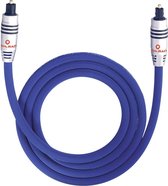 Toslink audio numérique Câble de raccordement [1x Toslink mâle (ODT) - 1x Toslink mâle (ODT)] 1.00 m bleu Oehlbach XXL®