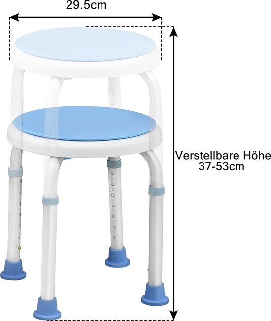 Shower Chair for Senior, Shower Stool / Douchestoel Douchekruk