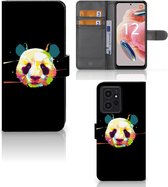 Case Cover pour Xiaomi Redmi Note 12 4G Portefeuille Couleur Panda