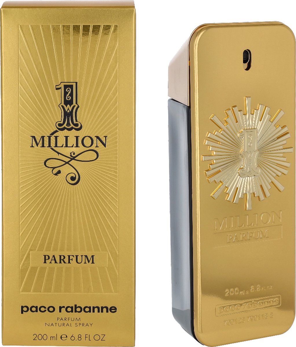 Paco Rabanne 1 Million 200 ml - Eau de Toilette - Herenparfum