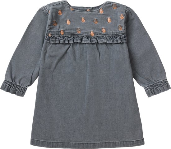 Noppies Robe fille Volo manches longues Robe Filles - Denim gris - Taille 50