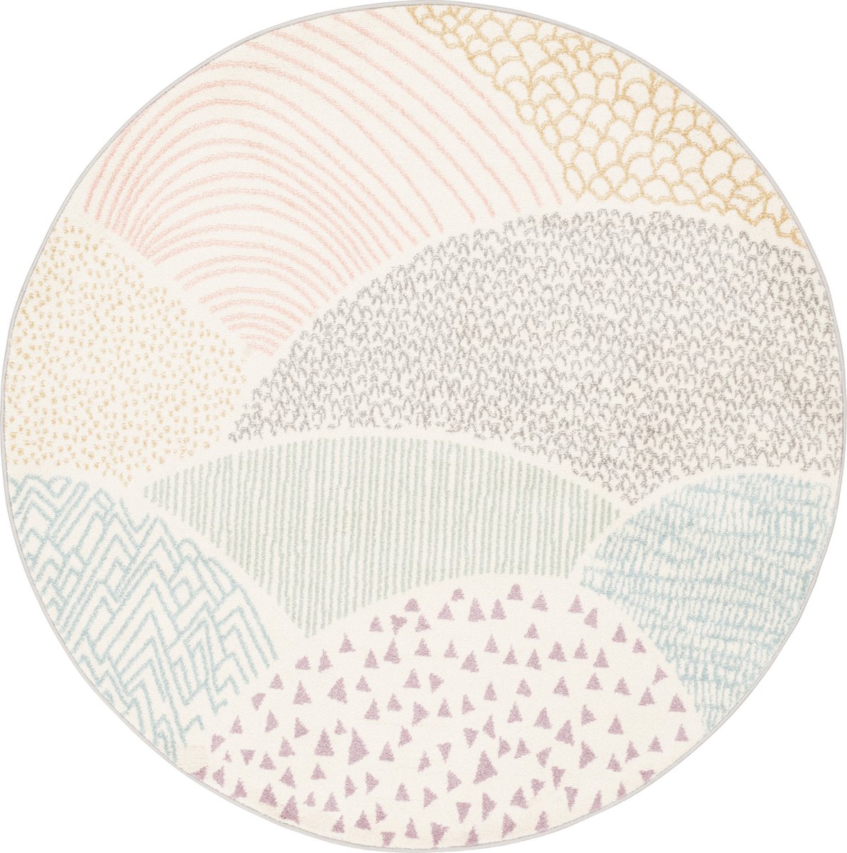 Pergamon Kindertapijt Softstar Kids Fantasie Rond Mulit